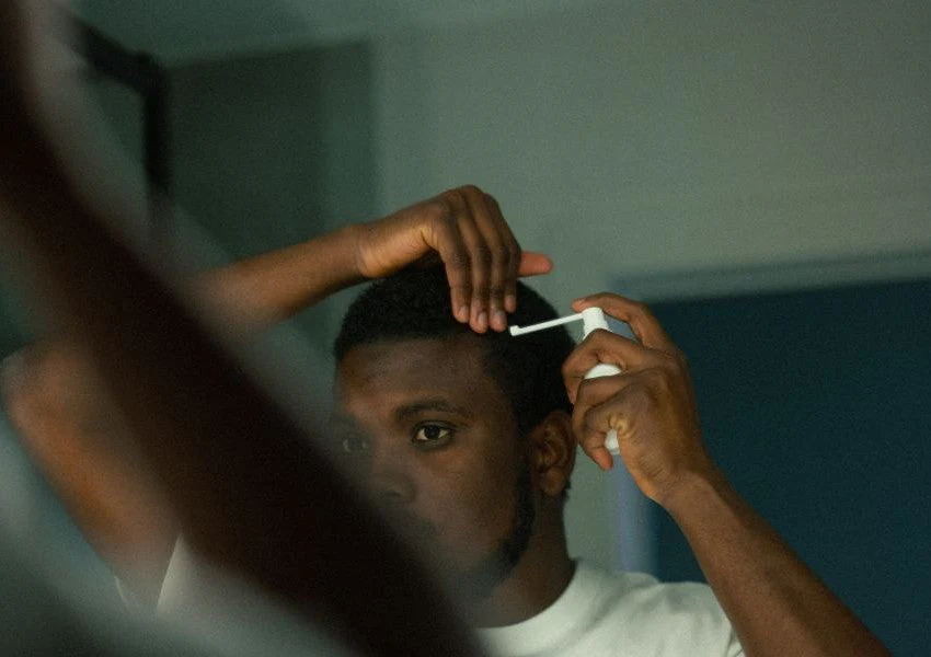 Zum ersten Mal Minoxidil-Spray verwenden?